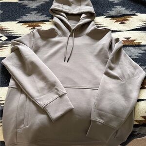 Men's Taupe Hoodie Sweatshirt - American Eagle Outfitters